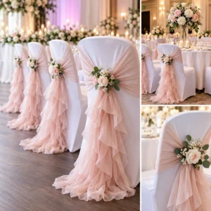 Chair Cover & Chiffon Ruffle Hire