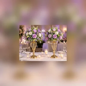 Elegant Metal Flower Stand Hire